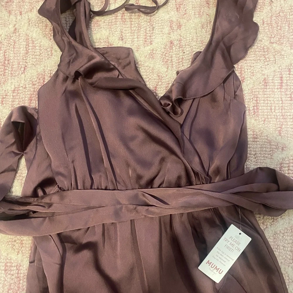 Show Me Your MuMu Lavender Midi Dress - Picture 5 of 7